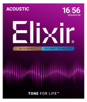 Struny Elixir PolyWeb 80/20 Bronze 16-56 Resonator (11125)