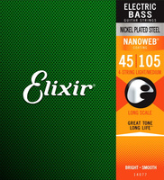 Struny Elixir NanoWeb 4-String 45-105 Medium/Long Scale (14077)