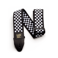 Pasek do gitary Ernie Ball Jacquard Black & White Checkers 4149