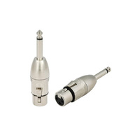 Roxtone adapter żeński XLR/Jack 6,3 mm Mono