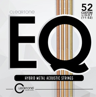 Struny Cleartone EQ Hybrid Metal Acoustic Custom Light 11-52
