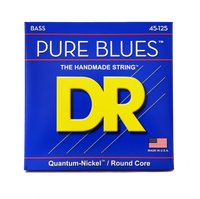 Struny DR Pure Blues Quantum Nickel Round Core 5-string 45-125 PB5-45