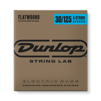 Struny Dunlop Flatwound Stainless Steel 6-string 30-125 DBFS30125
