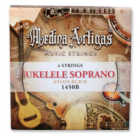 Struny Medina Artigas Ukulele Nylon Black 1450B