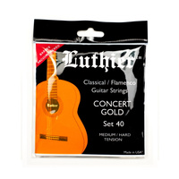Struny Luthier Concert Gold Medium/Hard Tension Set 40