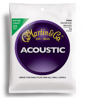 Struny Martin Acoustic Phosphor Bronze Extra Light 12-strings 10-47 M500