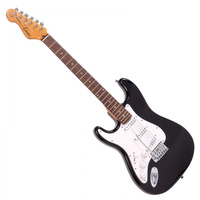 Gitara elektryczna lefty Encore Stratocaster E6BLK-LH