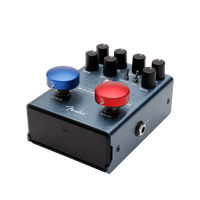 D'Addario XPND Footswitch Topper 2 szt. czerwony/błękitny PW-FST-02BURD