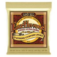 Struny Ernie Ball Earthwood 12-string Custom Light Acoustic 80/20 Bronze 10-48 (2013)